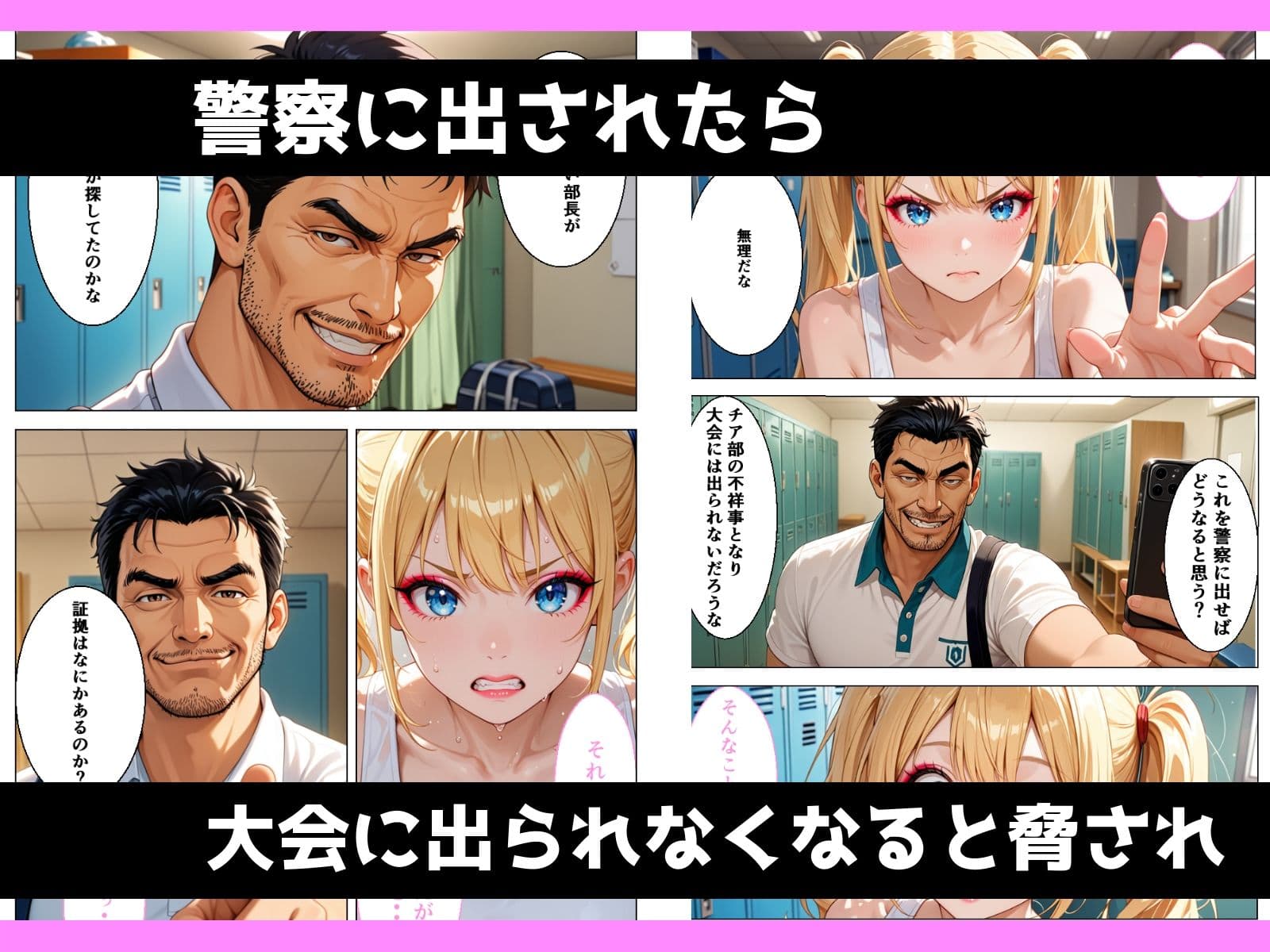 正義感強め巨乳ギャルが不正告発に失敗して性奴●にさせられる話 サンプル5
