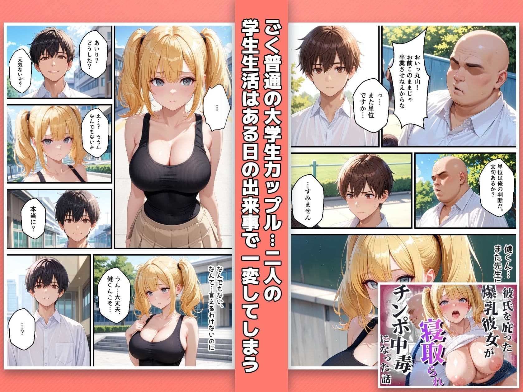 【フルカラー総集編】生ハメでメス堕ち！4つの物語 サンプル7