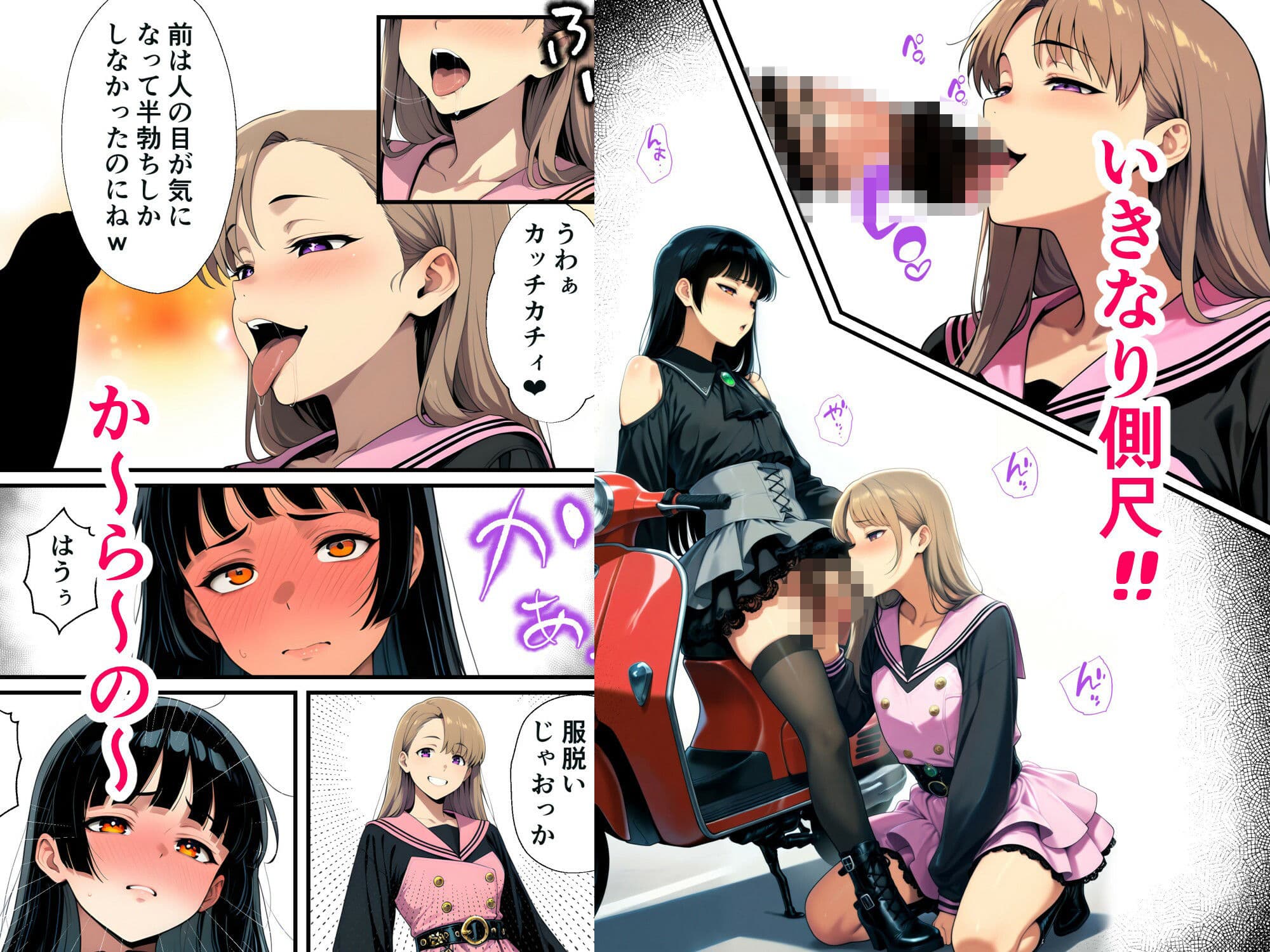 男の娘れず2〜都会de青姦編〜 サンプル3