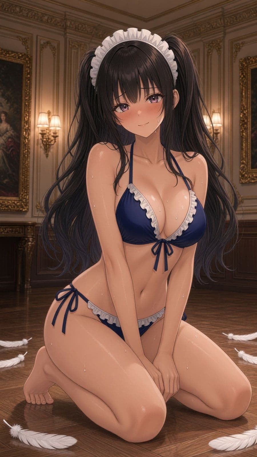 【機械姦】快楽マシーン〜黒髪メイド拘束実験〜 サンプル2