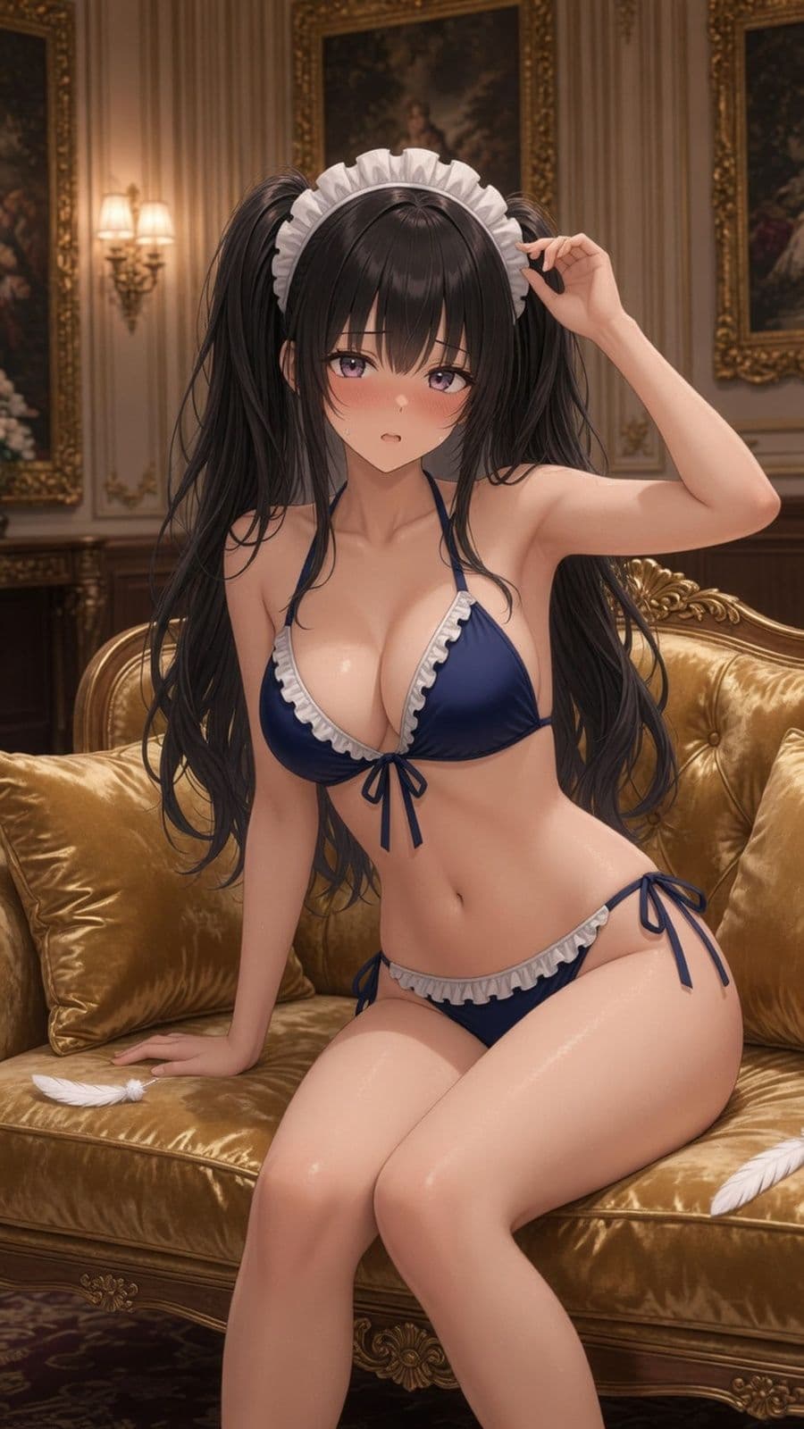 【機械姦】快楽マシーン〜黒髪メイド拘束実験〜 サンプル4