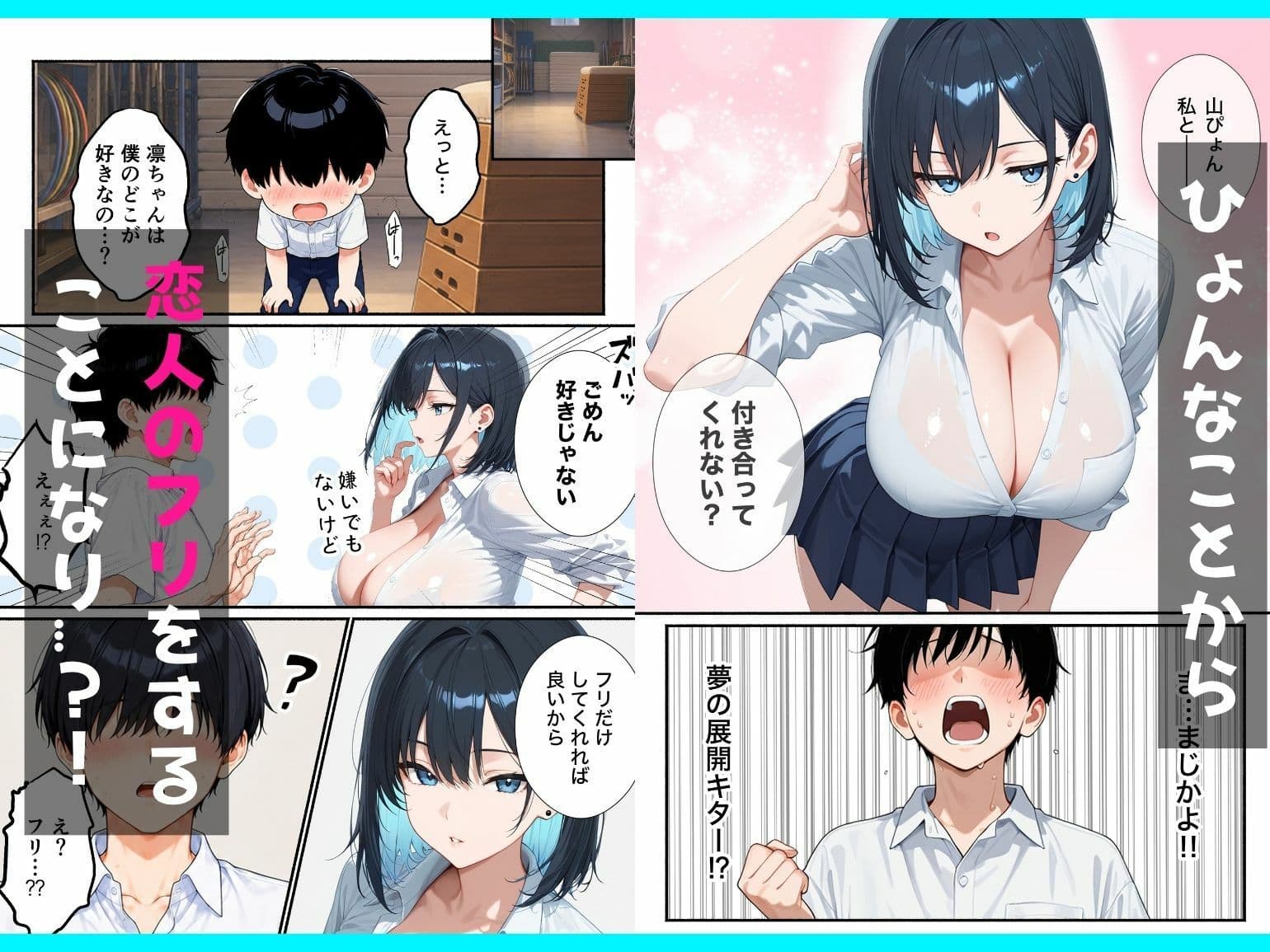 不感症のクールギャルと童貞陰キャの僕がポリネシアンセックスで本気SEXした話 サンプル2