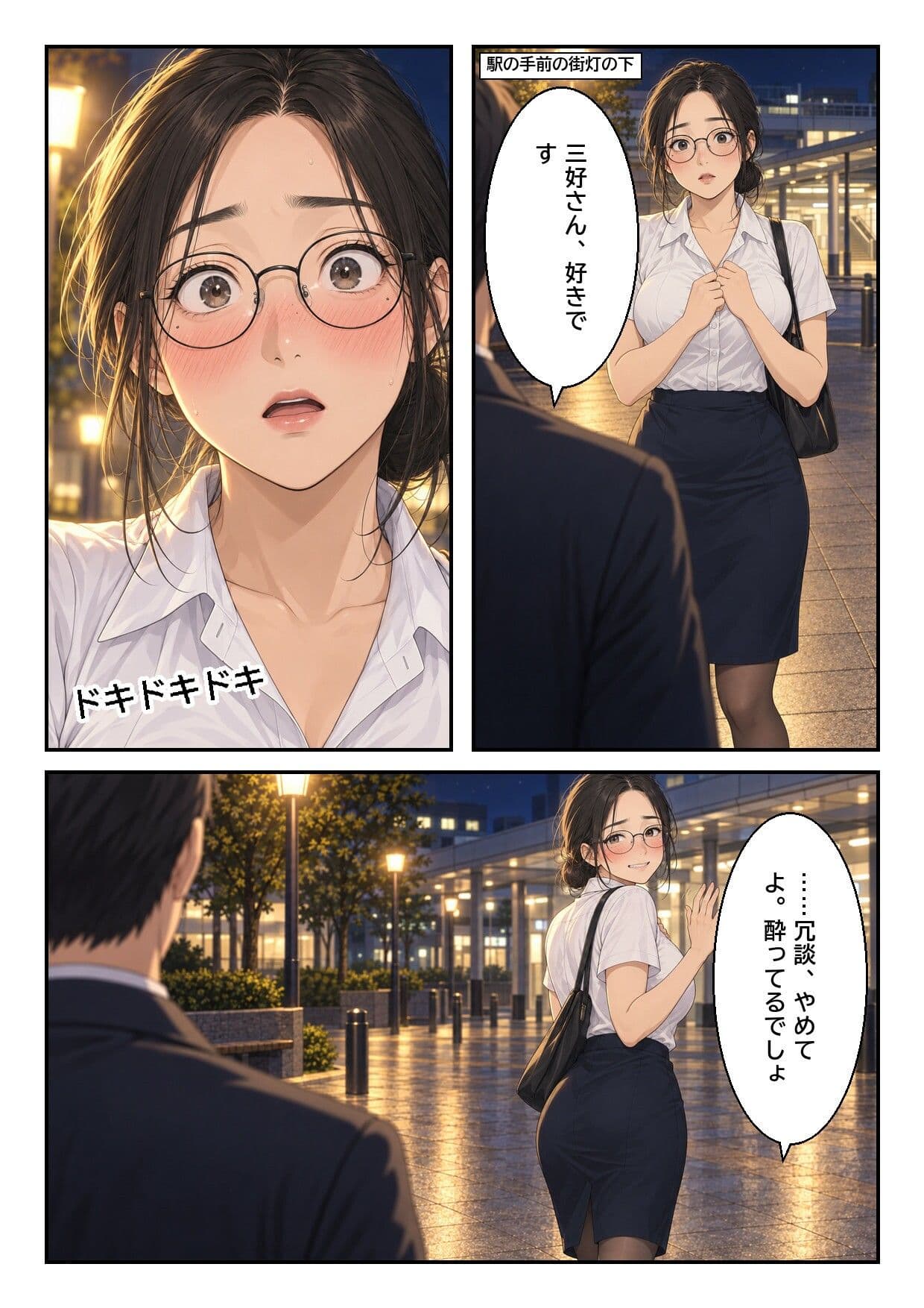 処理してない地味な先輩（34）が、年下の後輩に腋のニオイを嗅がれて全部見られた話 サンプル6