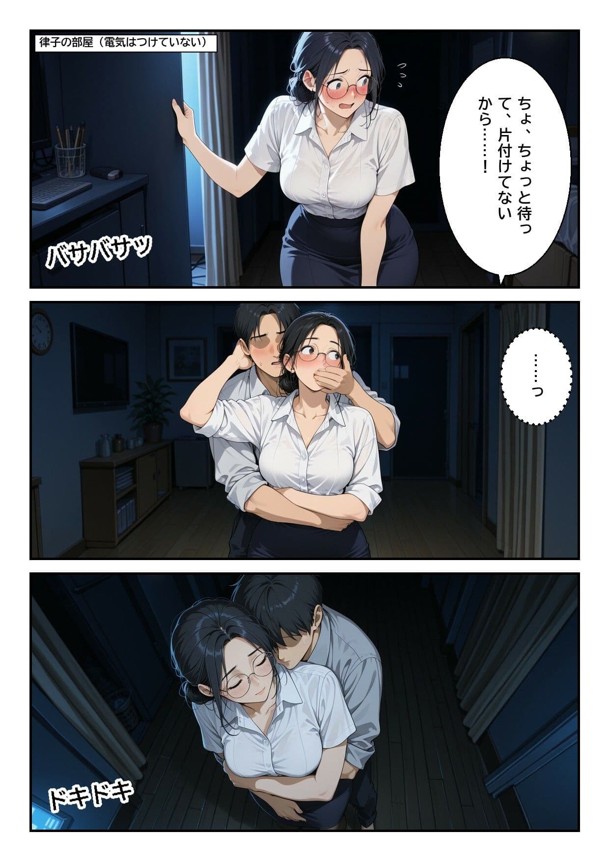 処理してない地味な先輩（34）が、年下の後輩に腋のニオイを嗅がれて全部見られた話 サンプル8