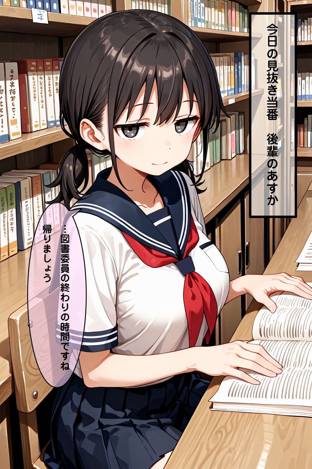 学校で見抜き制度が導入されたので後輩で見抜きしたお話 サンプル1