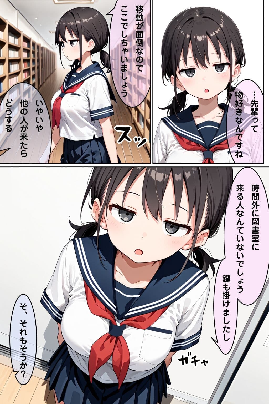 学校で見抜き制度が導入されたので後輩で見抜きしたお話 サンプル3