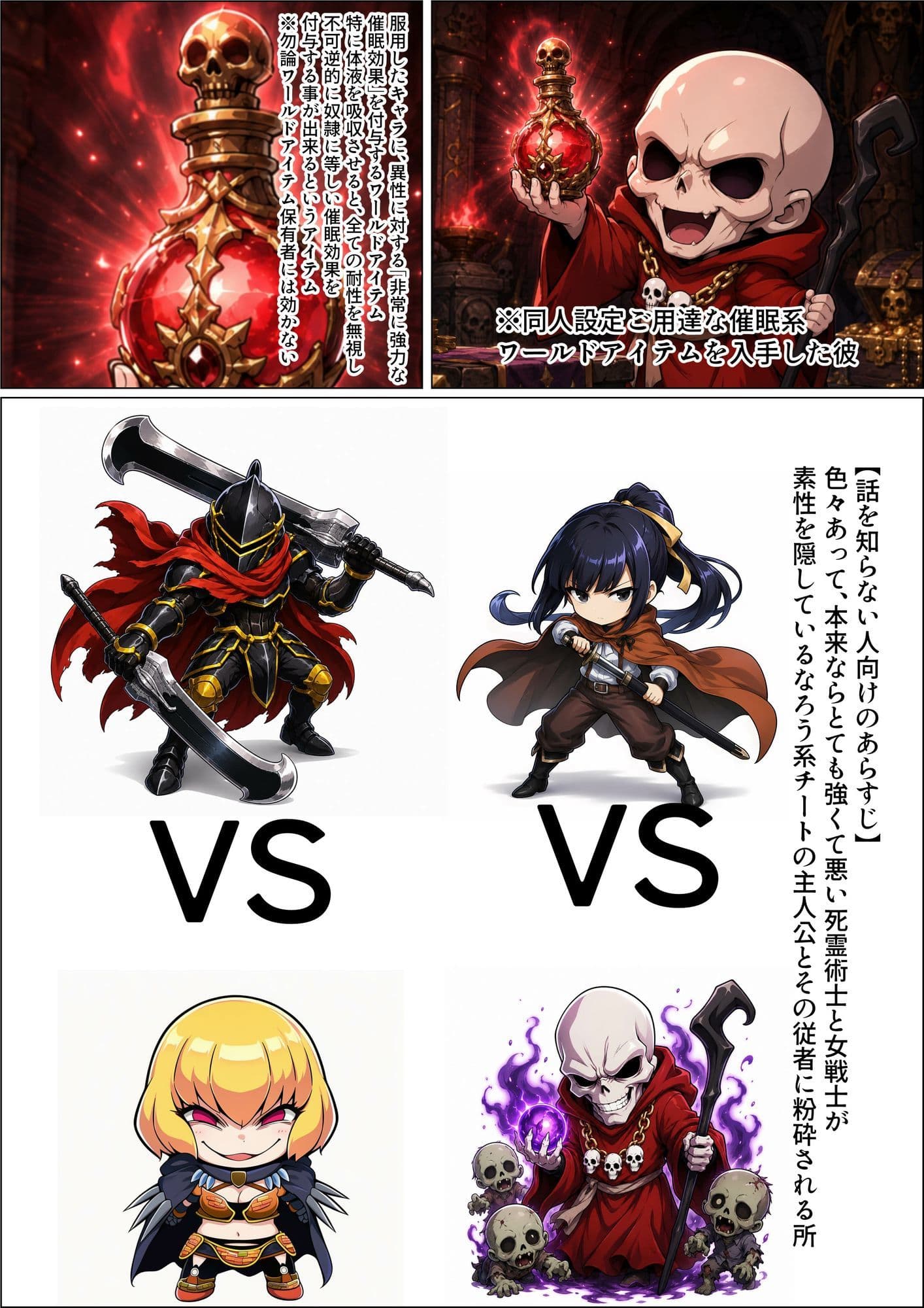 強キャラ美女がアイテムで魅了されて格下に寝取られる話 サンプル3