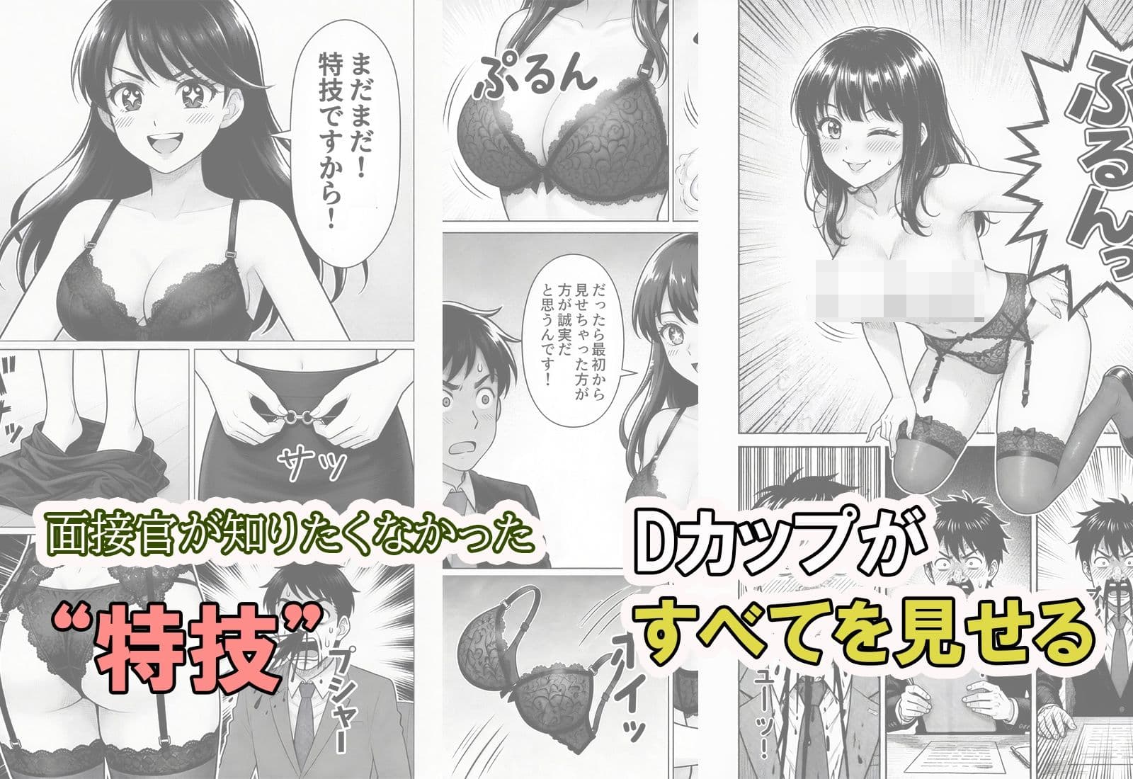 傑作エロ・セレクション  露出女子アナ物語＜漫画版＞1 サンプル3