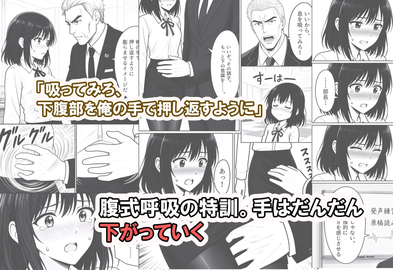 傑作エロ・セレクション  露出女子アナ物語＜漫画版＞1 サンプル5
