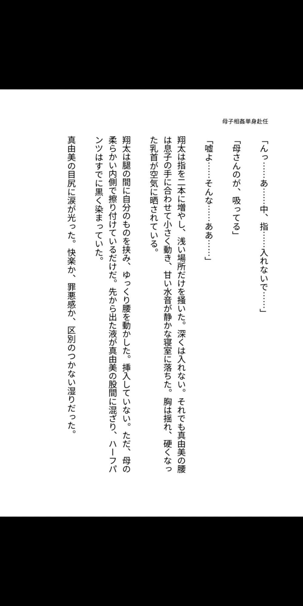 母子相姦――単身赴任の家で、母は息子に孕まされる サンプル2