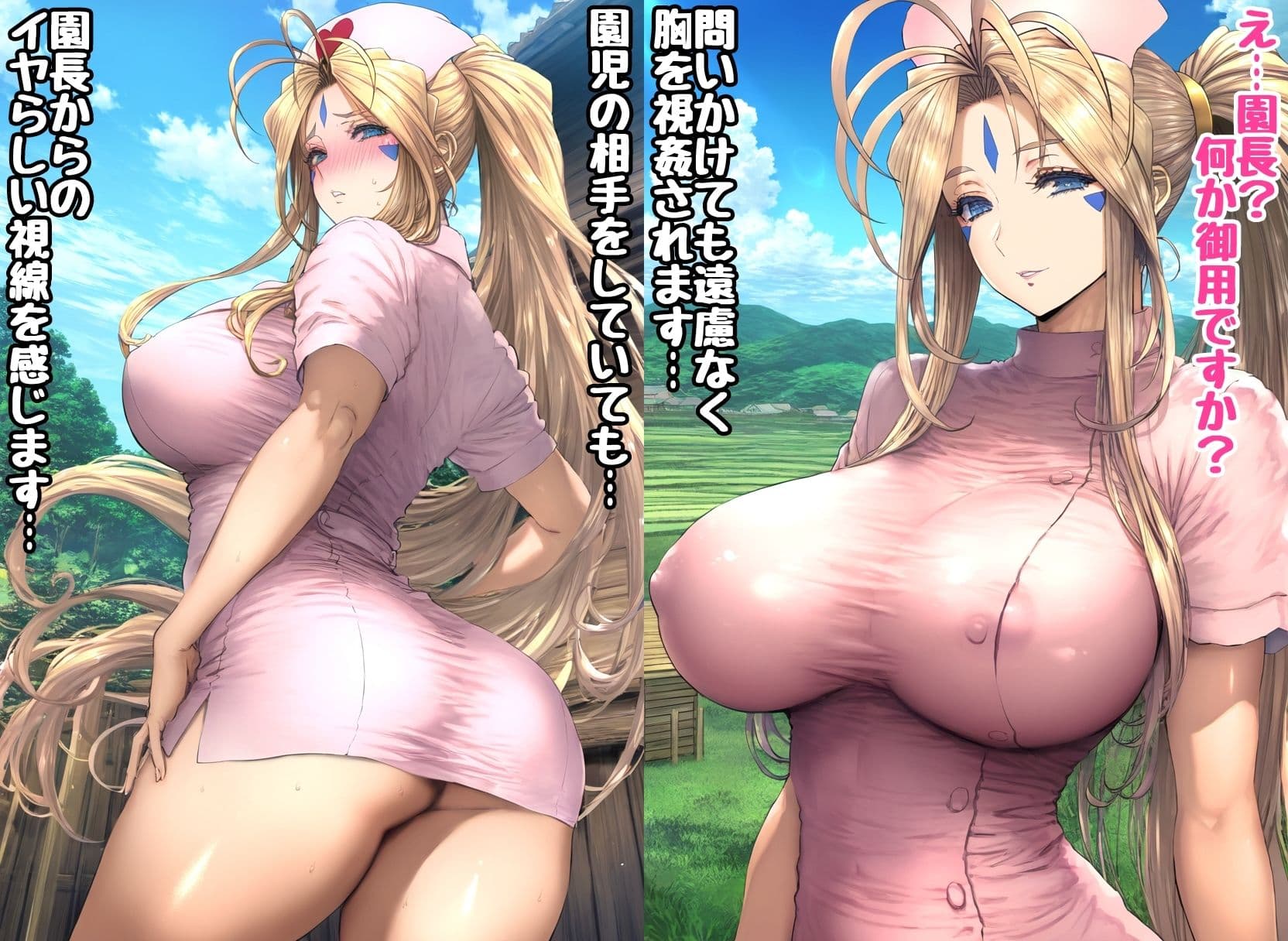 巨乳保母ベルダンディーとセクハラ園長 サンプル2