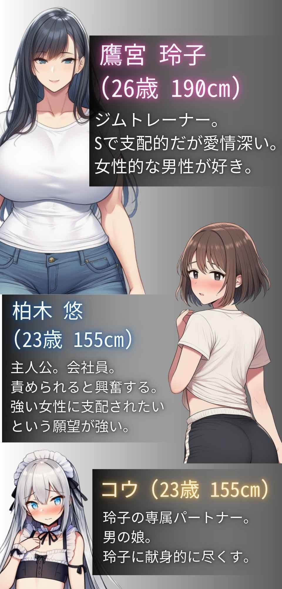 激甘爆乳ドSインストラクターのペニバンW調教で快楽漬けにされメス堕ちした僕と男の娘 サンプル2