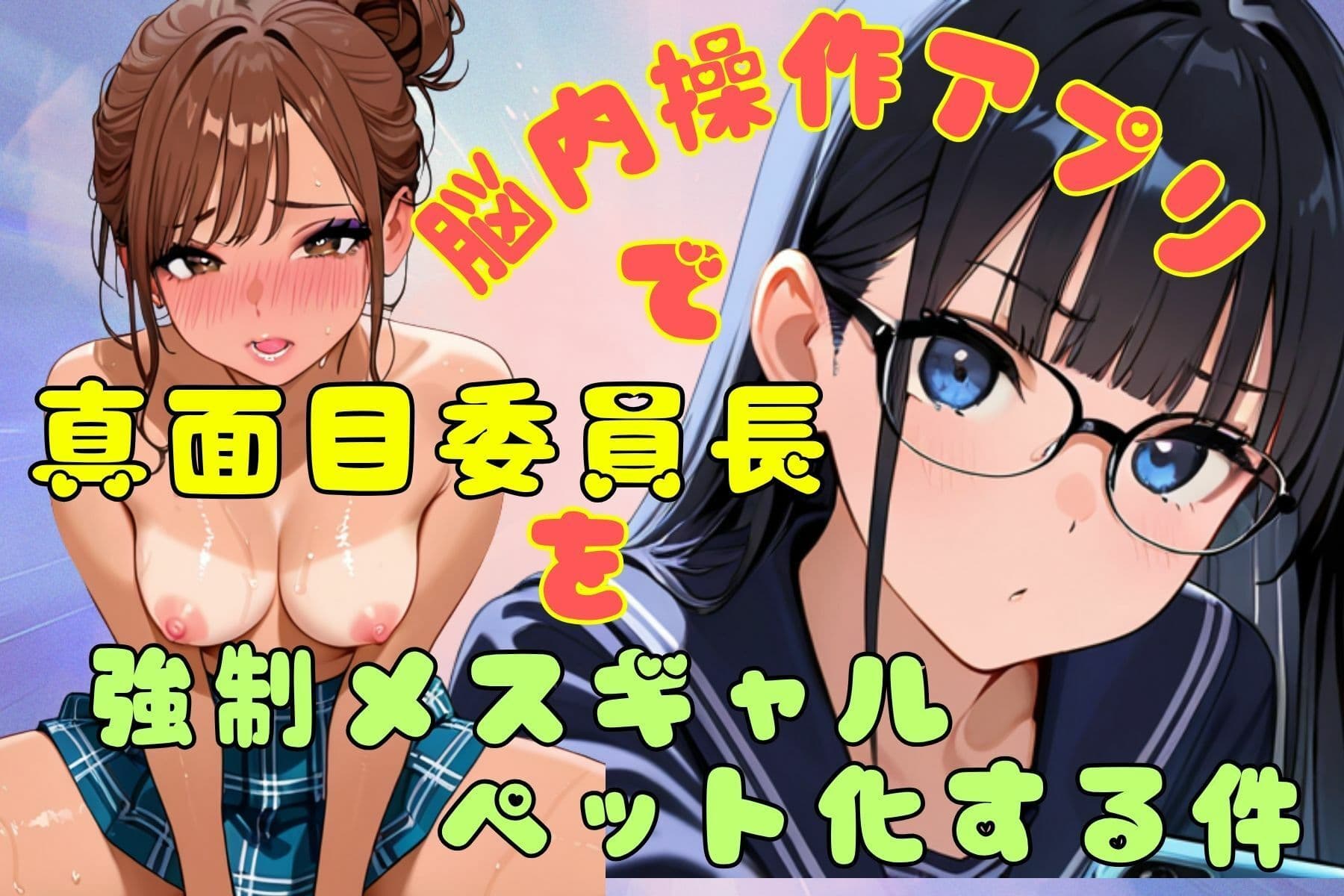 脳内操作アプリで真面目委員長を強●メスギャルペット化する件 サンプル1