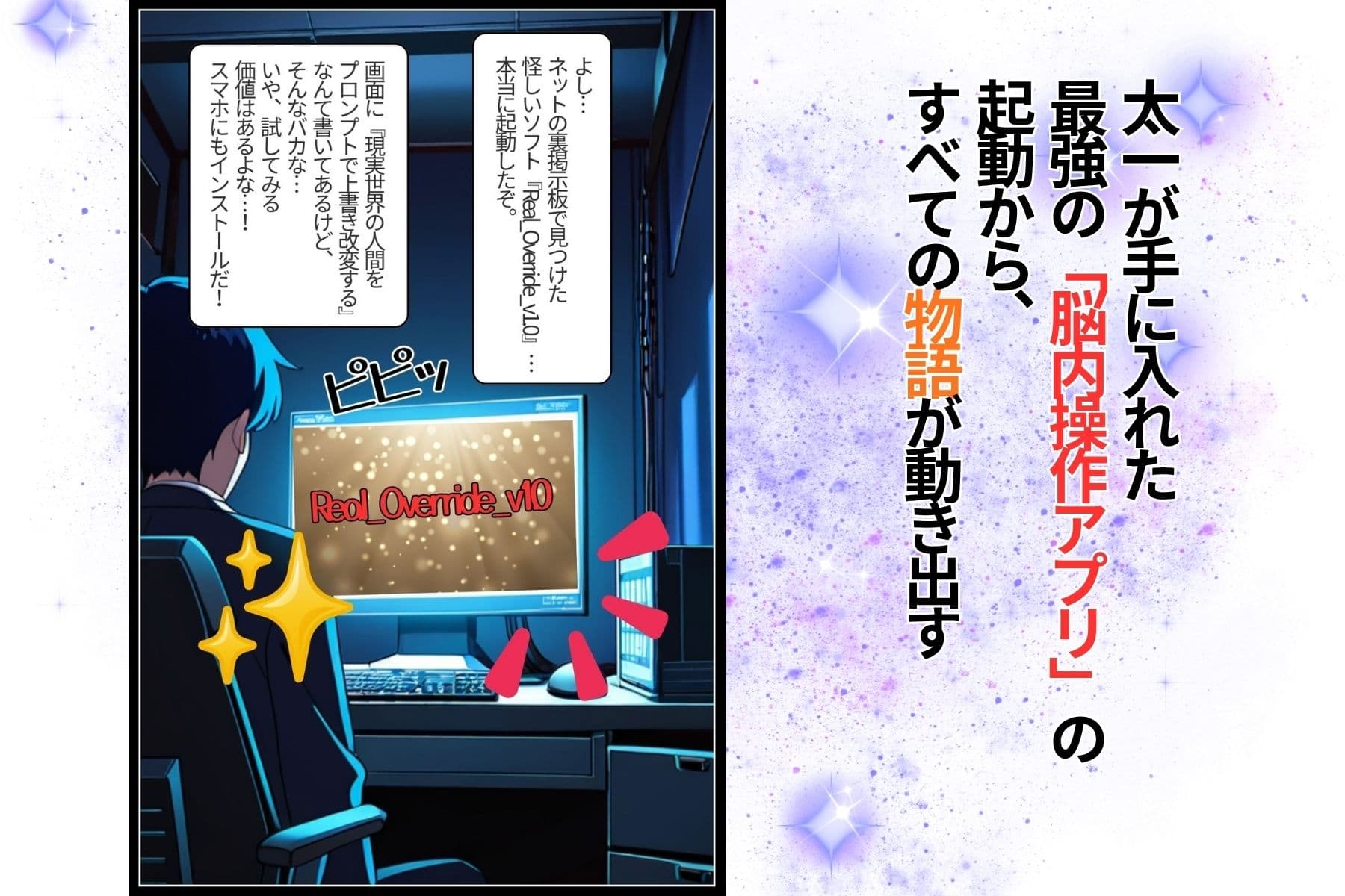 脳内操作アプリで真面目委員長を強●メスギャルペット化する件 サンプル2