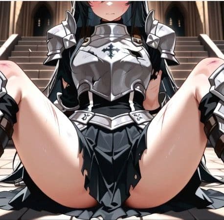 【ファンタジー/女騎士/巨乳堕落】 老いた帝王の征服録 暴君は高貴なる王妃・騎士・聖女を悉く支配する 〜強気黒髪女騎士陥落編2〜 サンプル4