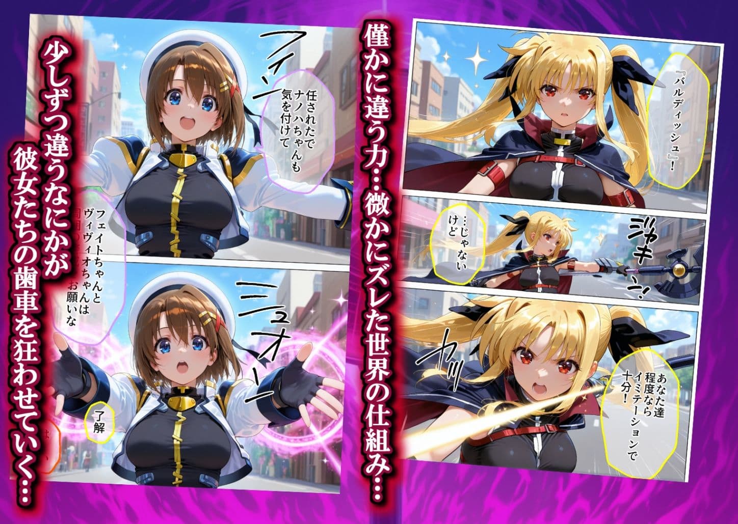 魔法少女 闇落ち 敗北ルートもう戻れない 繰り返される凌●と快楽で嫌なはずなのに…リリカル編 サンプル2