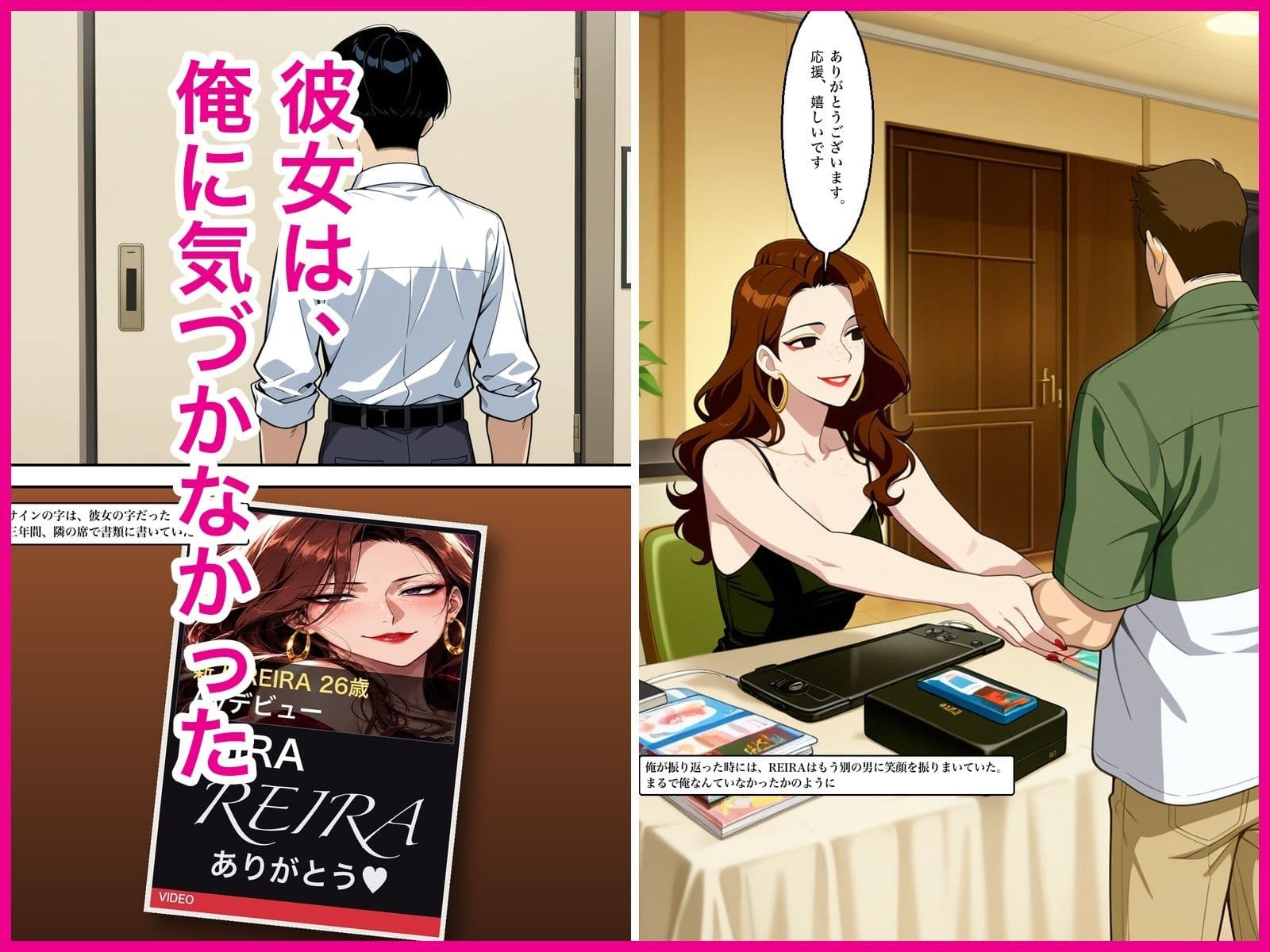 会社を辞めて消えた地味な同僚（26）がAVで売れっ子になってた話 サンプル10