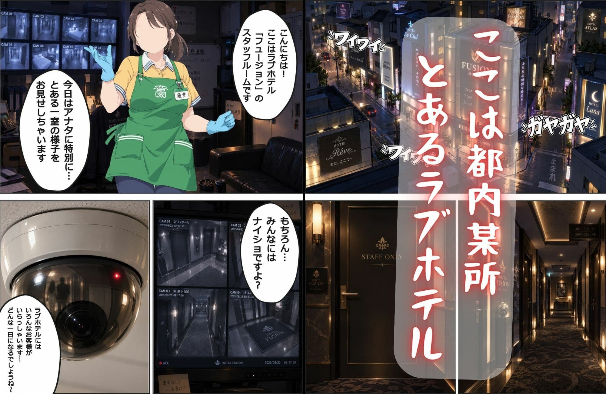とあるラブホテルの淫行記録（セックスログ） サンプル1