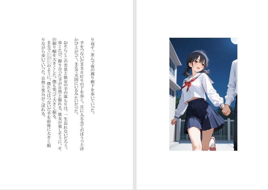 【本格短編青春小説】前夜、月下で手をとって サンプル9