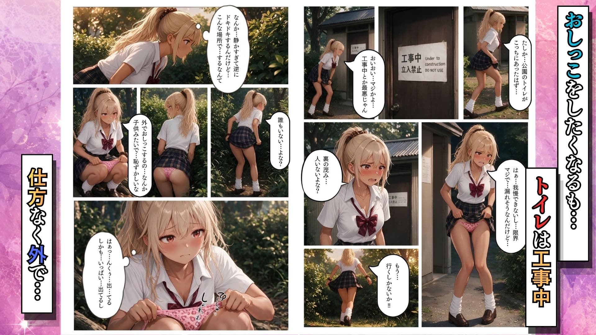 幼馴染み彼氏持ちの黒ギャルJKをオナホにする方法 サンプル3