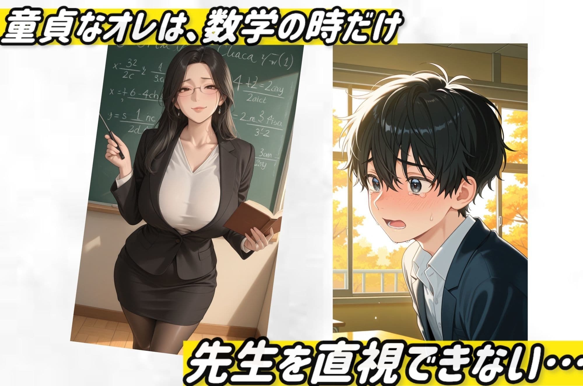 童貞をぶち56したい、人妻教師 サンプル1