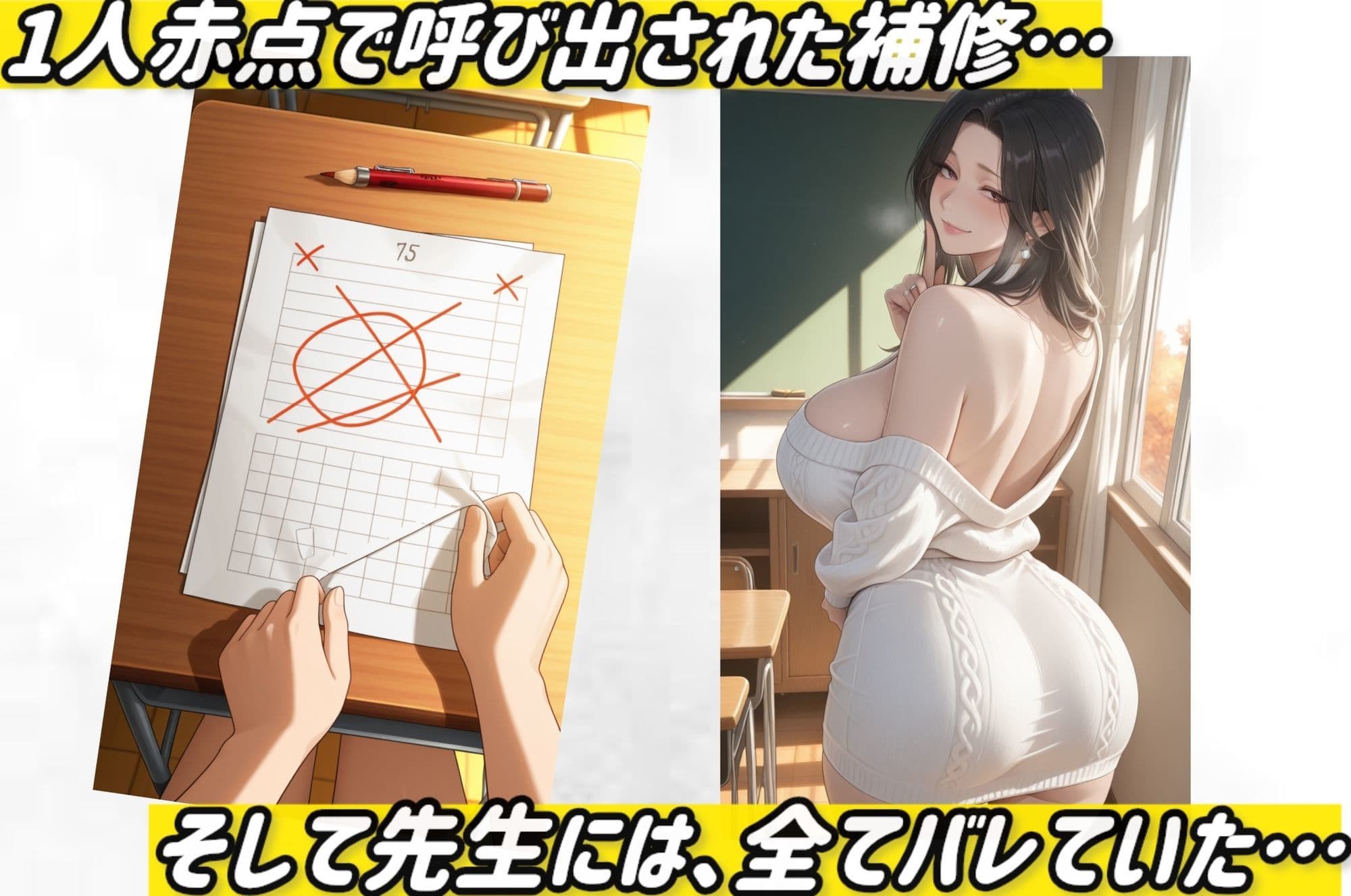 童貞をぶち56したい、人妻教師 サンプル2