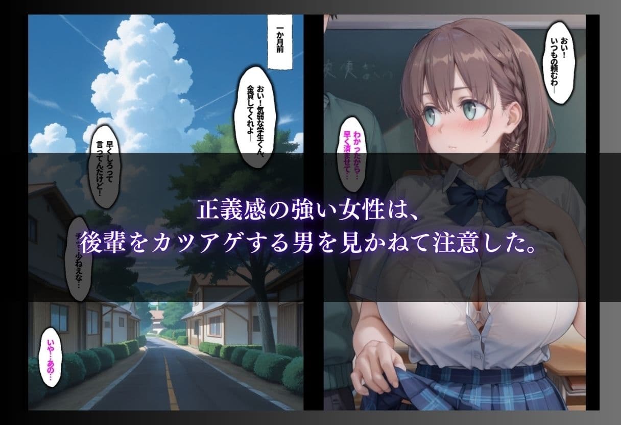 正義感の代償は復讐へ 脅され堕とされた女性の逆転劇と屈辱の記録 サンプル1