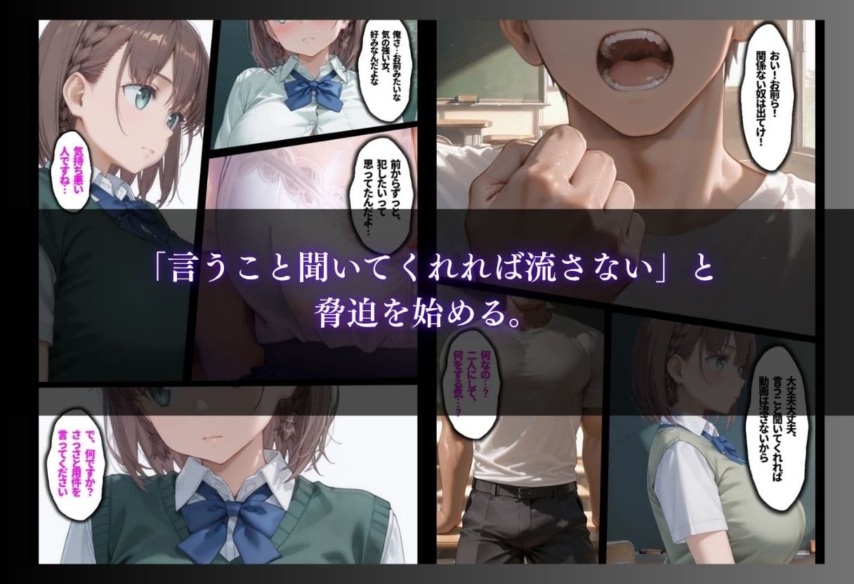 正義感の代償は復讐へ 脅され堕とされた女性の逆転劇と屈辱の記録 サンプル3