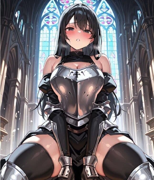 【ファンタジー/女騎士/巨乳堕落】 老いた帝王の征服録 暴君は高貴なる王妃・騎士・聖女を悉く支配する 〜強気黒髪女騎士陥落編3〜 サンプル5