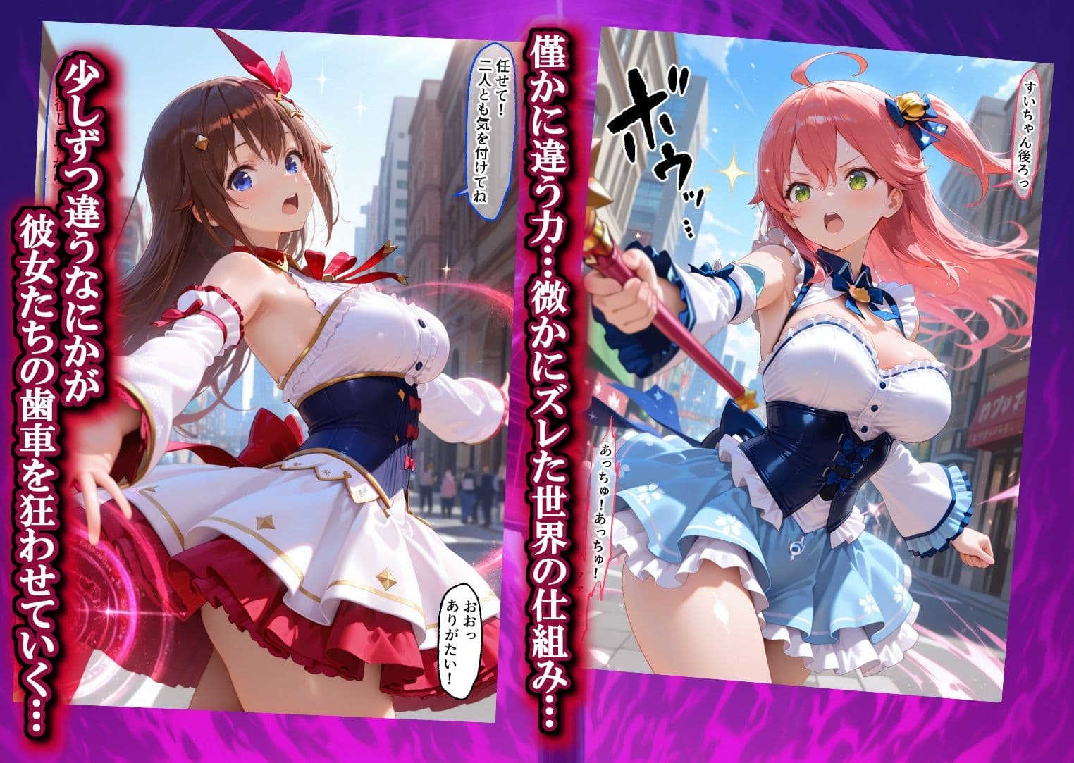 魔法少女 闇落ち 敗北ルートもう戻れない 繰り返される凌●と快楽で嫌なはずなのに…0期生編 サンプル2