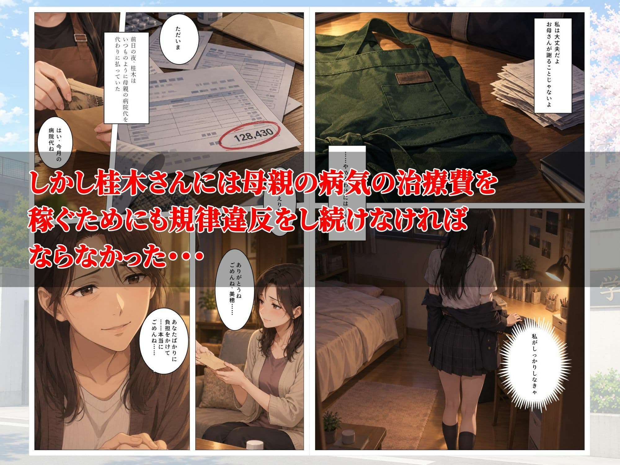 童貞のボクが大好きな優等生ヒロインを目の前で校長に弱みを握られNTRされた話〜桂木 美穂編 サンプル4