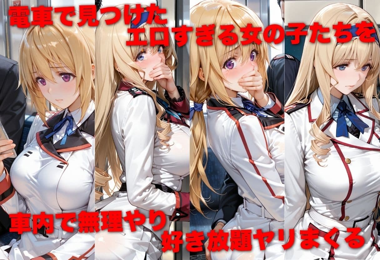 電車で痴●した美女をガラスに押し付けメス堕ちさせた話 I●編 サンプル1