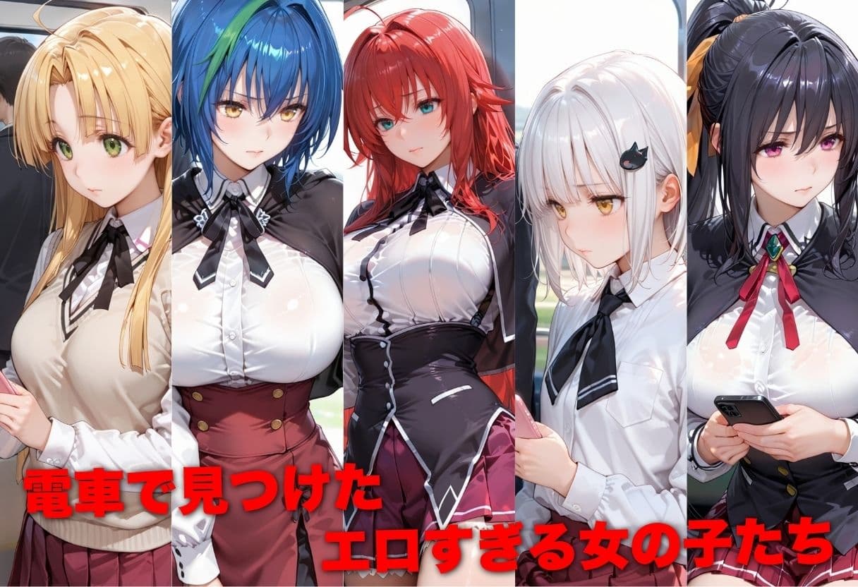 電車で痴●した美女をガラスに押し付けメス堕ちさせた話 ハ●スクールD×D編 サンプル1