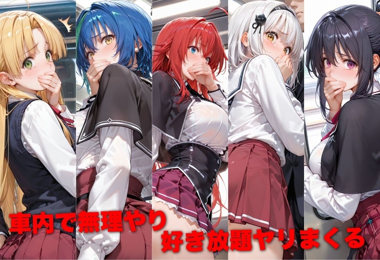 電車で痴●した美女をガラスに押し付けメス堕ちさせた話 ハ●スクールD×D編 サンプル2