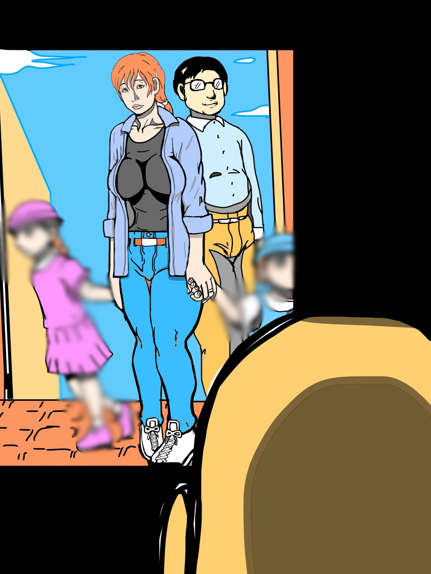 家族といるのに俺のことガン見してくる人妻仕方ねぇから可愛いがってやるかぁ サンプル4