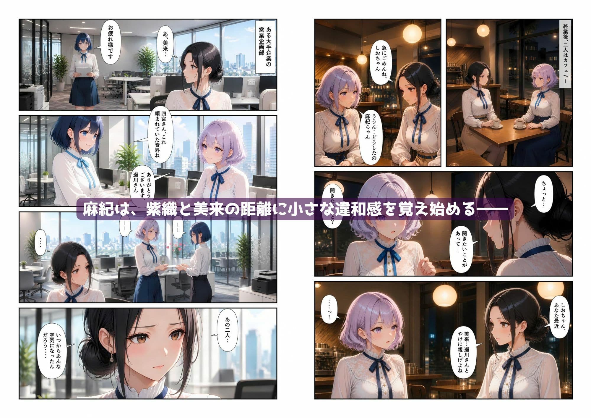 「百合・トライアングル3」〜三人が選んだ恋のかたち〜 サンプル1