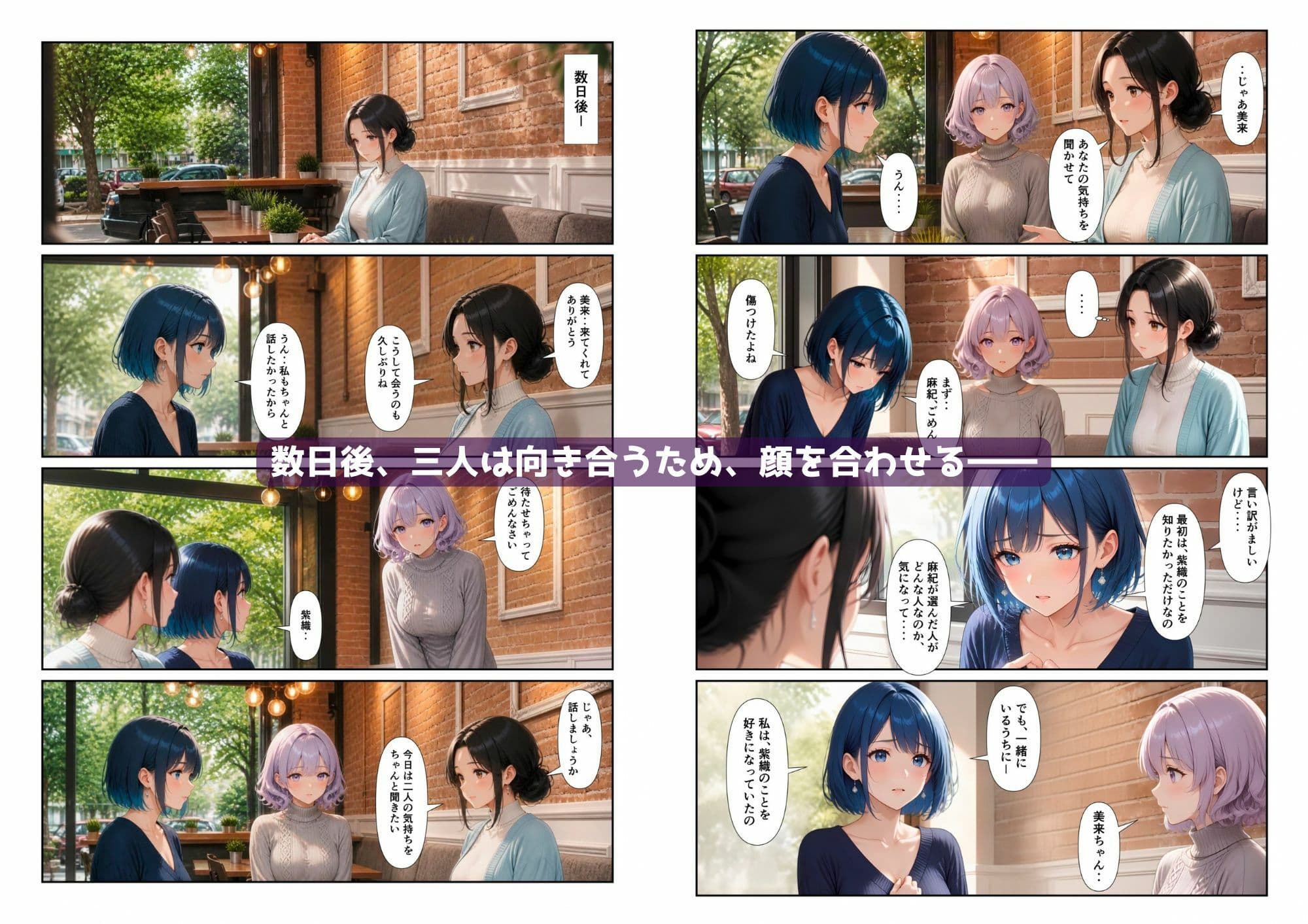 「百合・トライアングル3」〜三人が選んだ恋のかたち〜 サンプル3