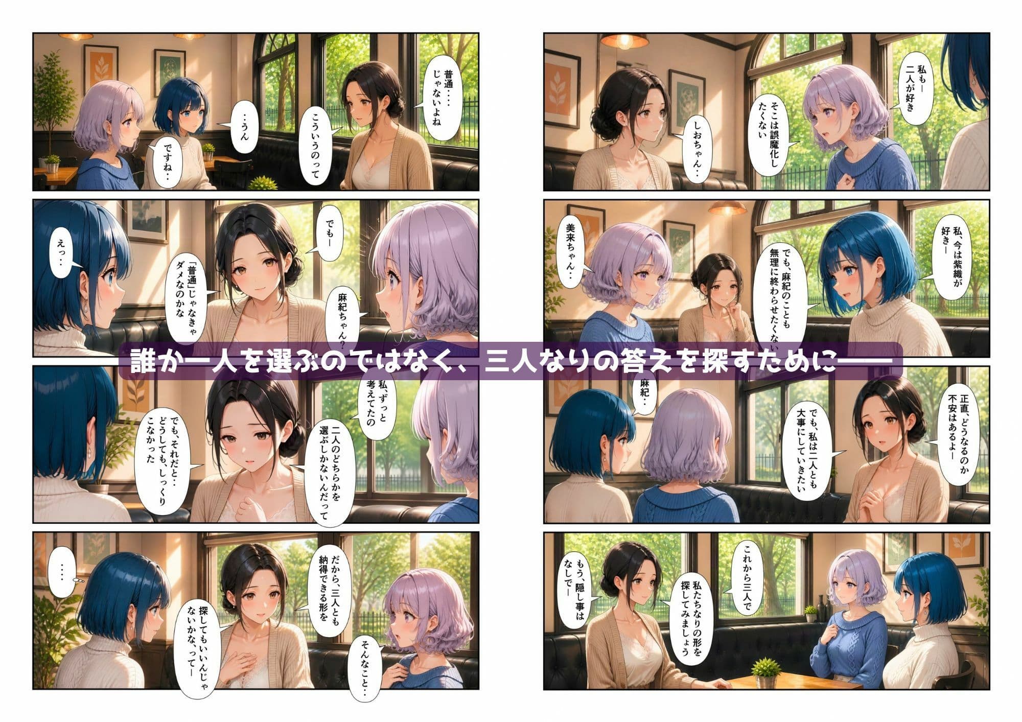 「百合・トライアングル3」〜三人が選んだ恋のかたち〜 サンプル6