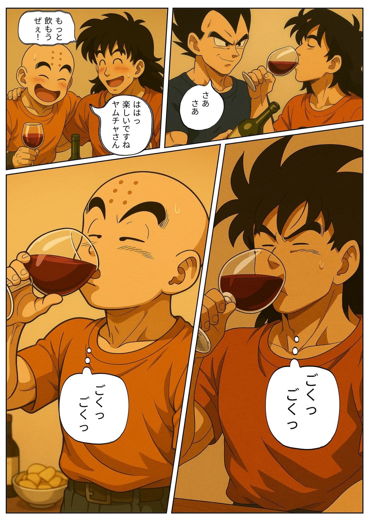 【NTR漫画】部屋飲み二人きりわずかな時間で寝とられる18号 帰宅したクリ○ンの隣で朝までサイヤ人とヤリまくり 1〜3完全版＋特典29枚合計104枚 サンプル4