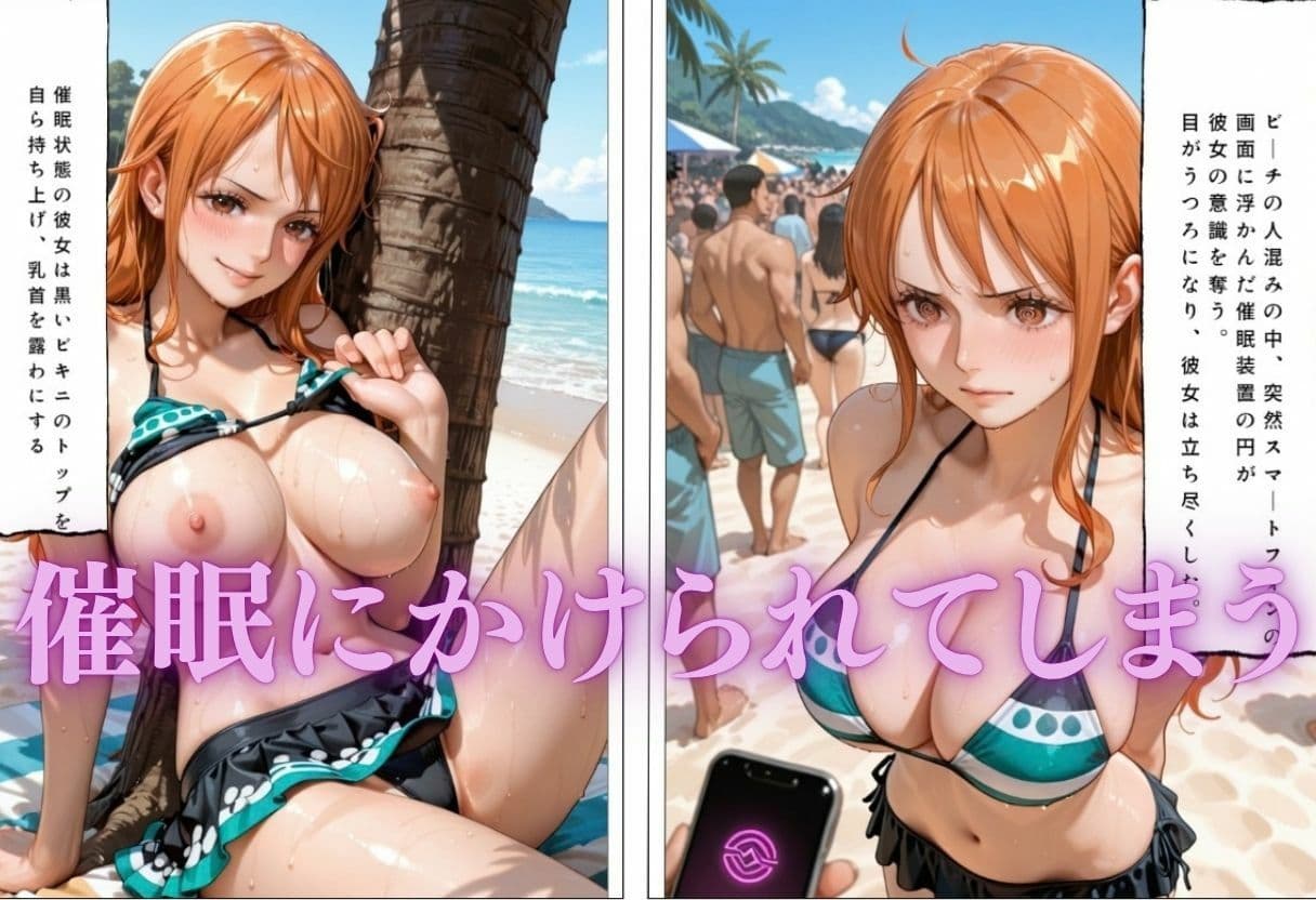 ビキニ美女が催●、メス堕ち  エミ〇ア、レ〇、ナ〇、ロ〇ン、ハン〇ック サンプル3