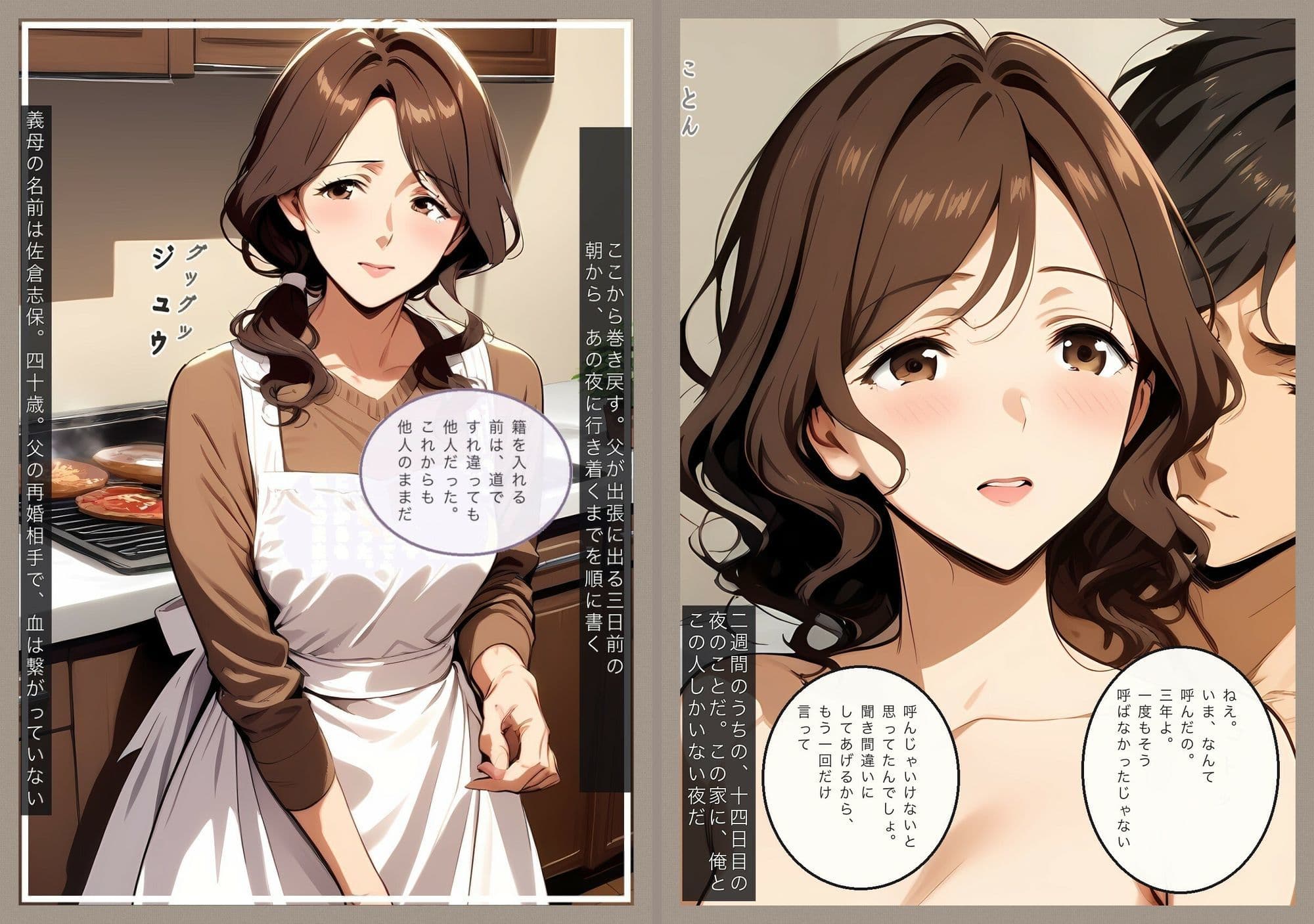 三年間見ていたのを義母（40）は知っていた 二週間、毎晩中出しした話 第1話 サンプル3