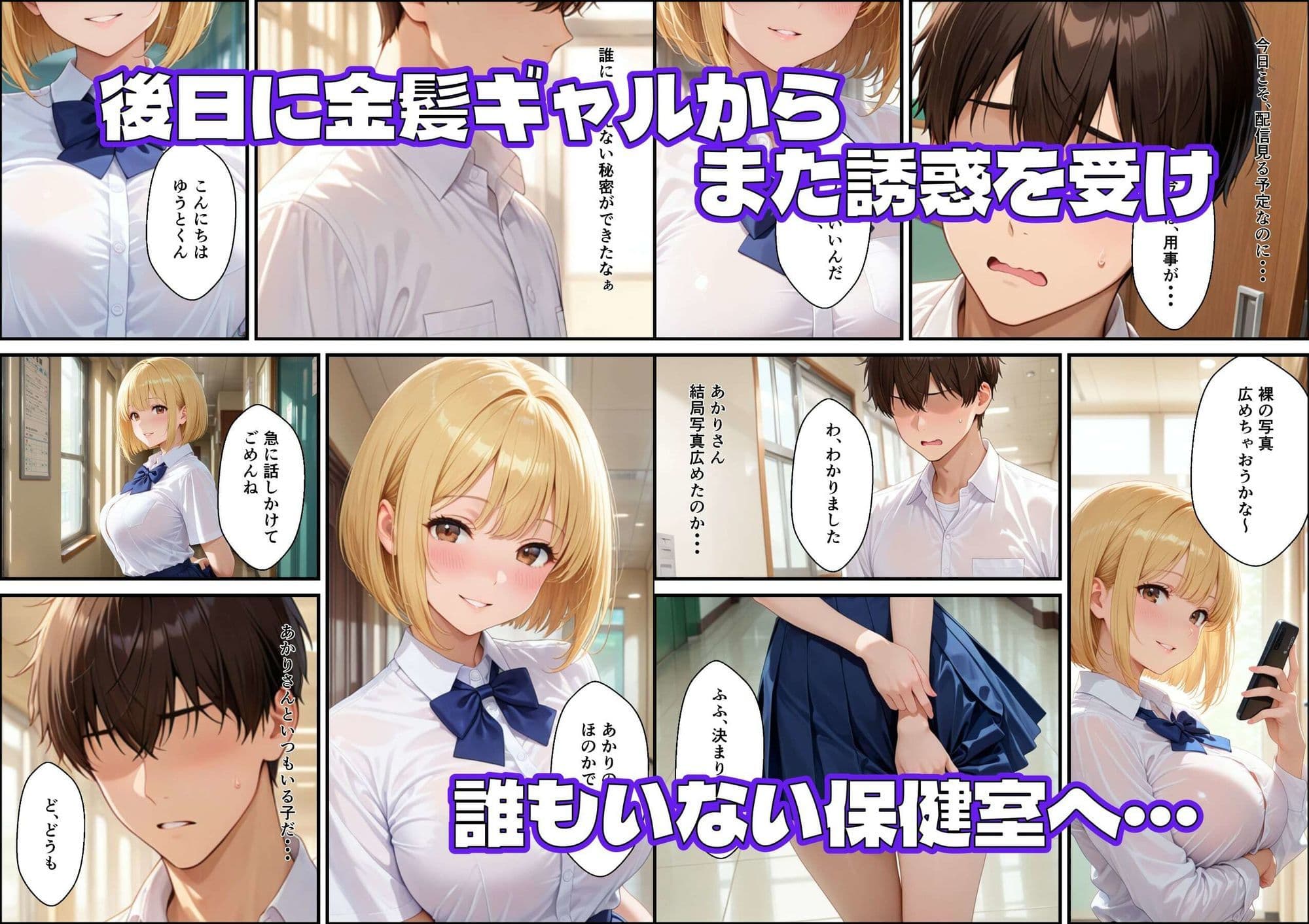 童貞陰キャラオタクが発情？？痴女ギャル達に生中出ししまくる話 サンプル8
