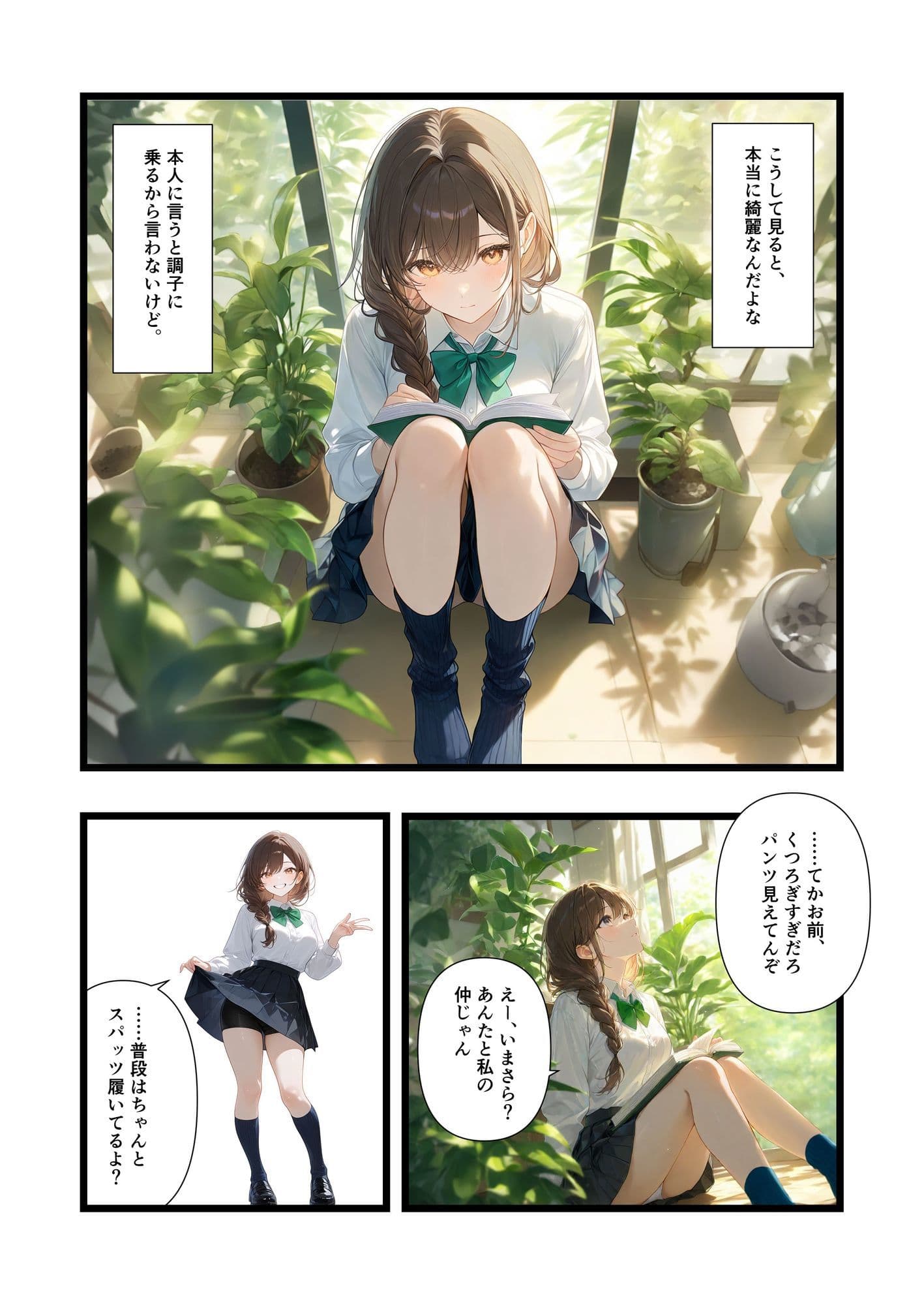 【悲報】近所の完璧美少女優等生、俺の部屋を自分の家だと思ってる「だって昔からこうじゃん？」と当たり前のようにおねだりしてくる話 サンプル2