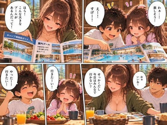 【後編】2泊3日の家族キャンプ旅行 あの夜、すべてが変わった【AIコミック・全67ページ・セリフ有り】 サンプル1