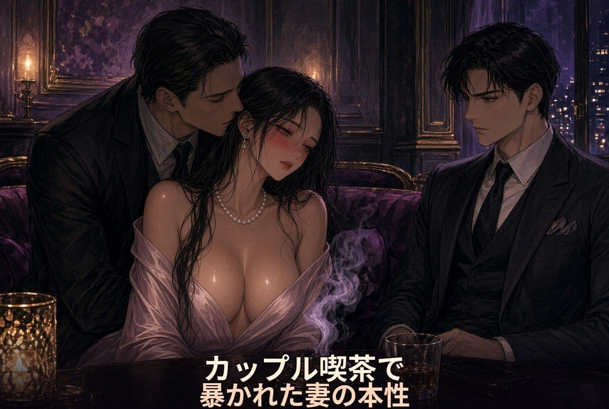 カップル喫茶で暴かれた妻の本性 サンプル1