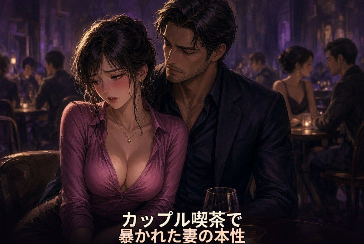 カップル喫茶で暴かれた妻の本性 サンプル2