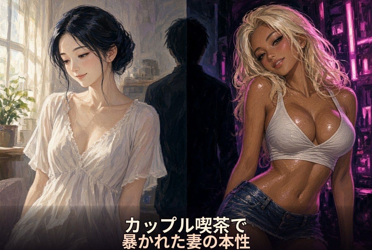 カップル喫茶で暴かれた妻の本性 サンプル4