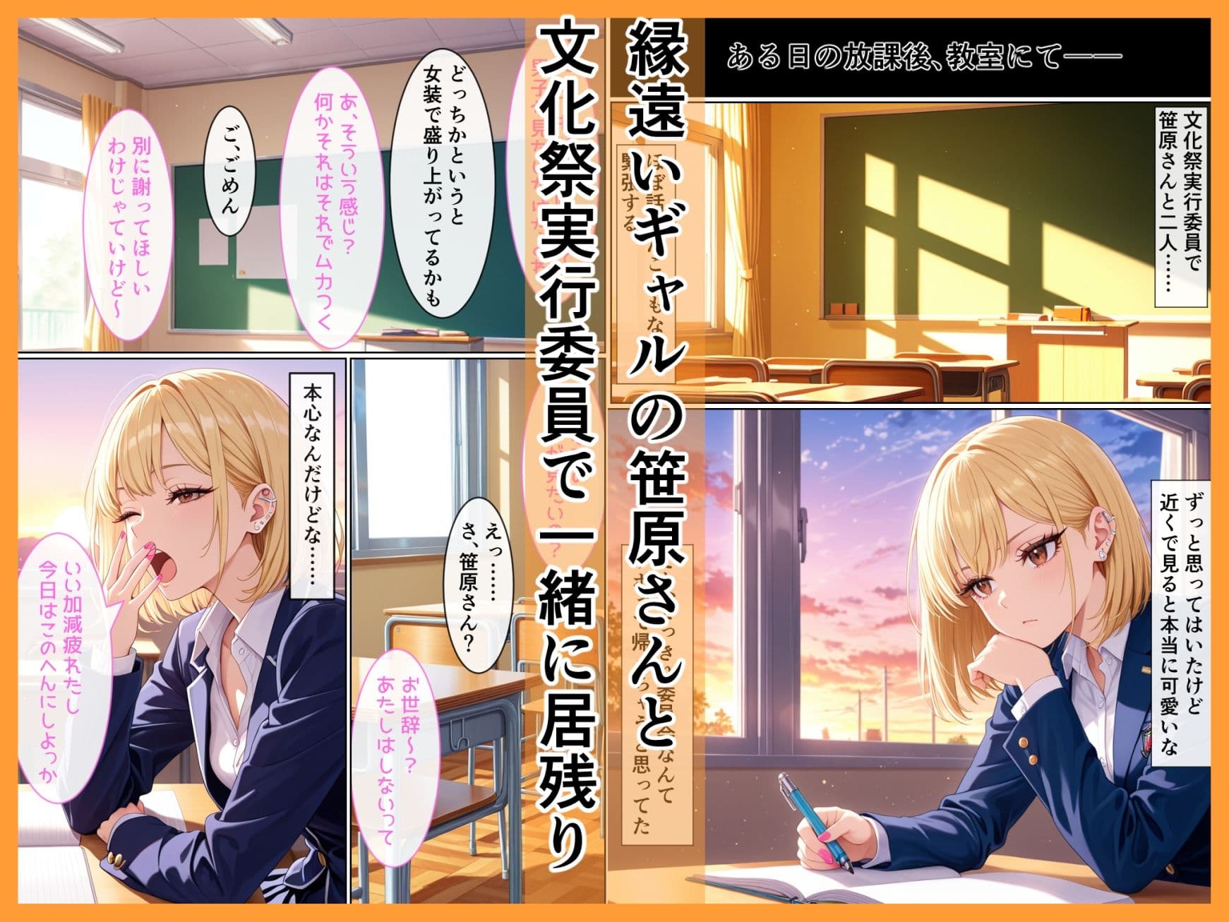 同じクラスで憧れの陽キャギャルとコスプレセックスする話 サンプル1