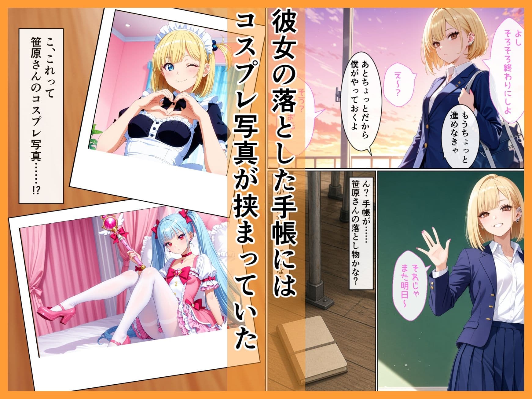 同じクラスで憧れの陽キャギャルとコスプレセックスする話 サンプル2