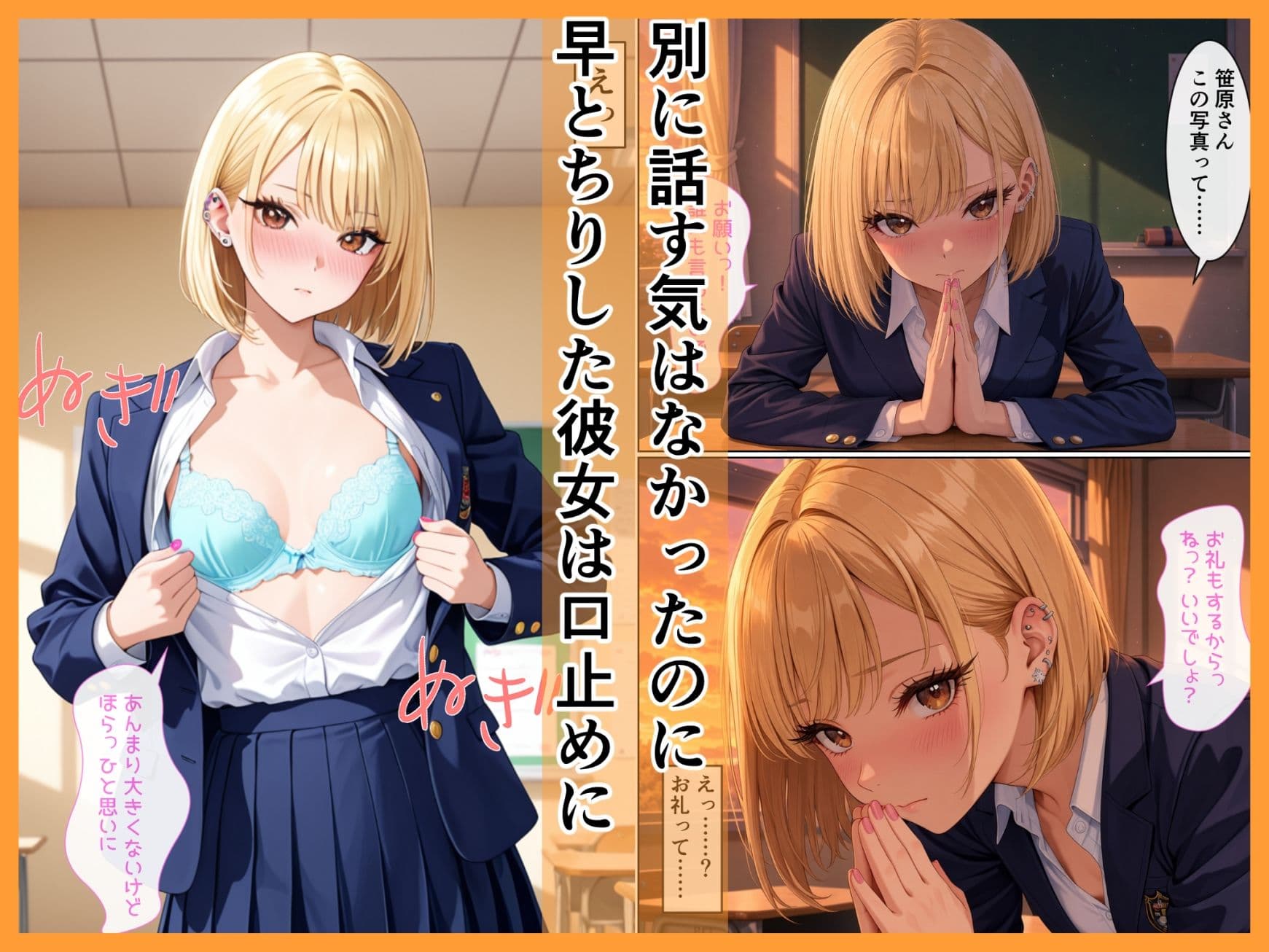 同じクラスで憧れの陽キャギャルとコスプレセックスする話 サンプル3